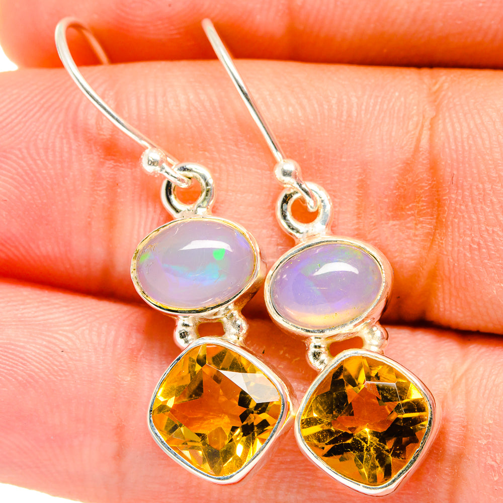 Citrine Earrings handcrafted by Ana Silver Co - EARR421856
