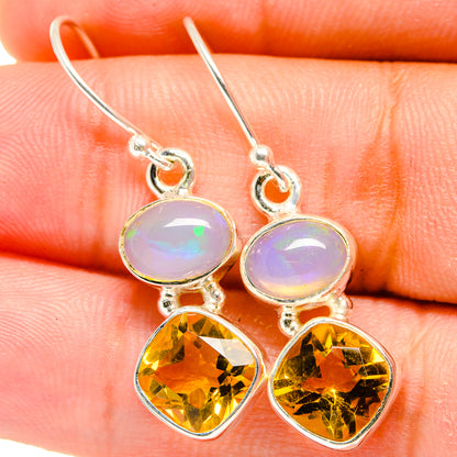 Citrine Earrings handcrafted by Ana Silver Co - EARR421856