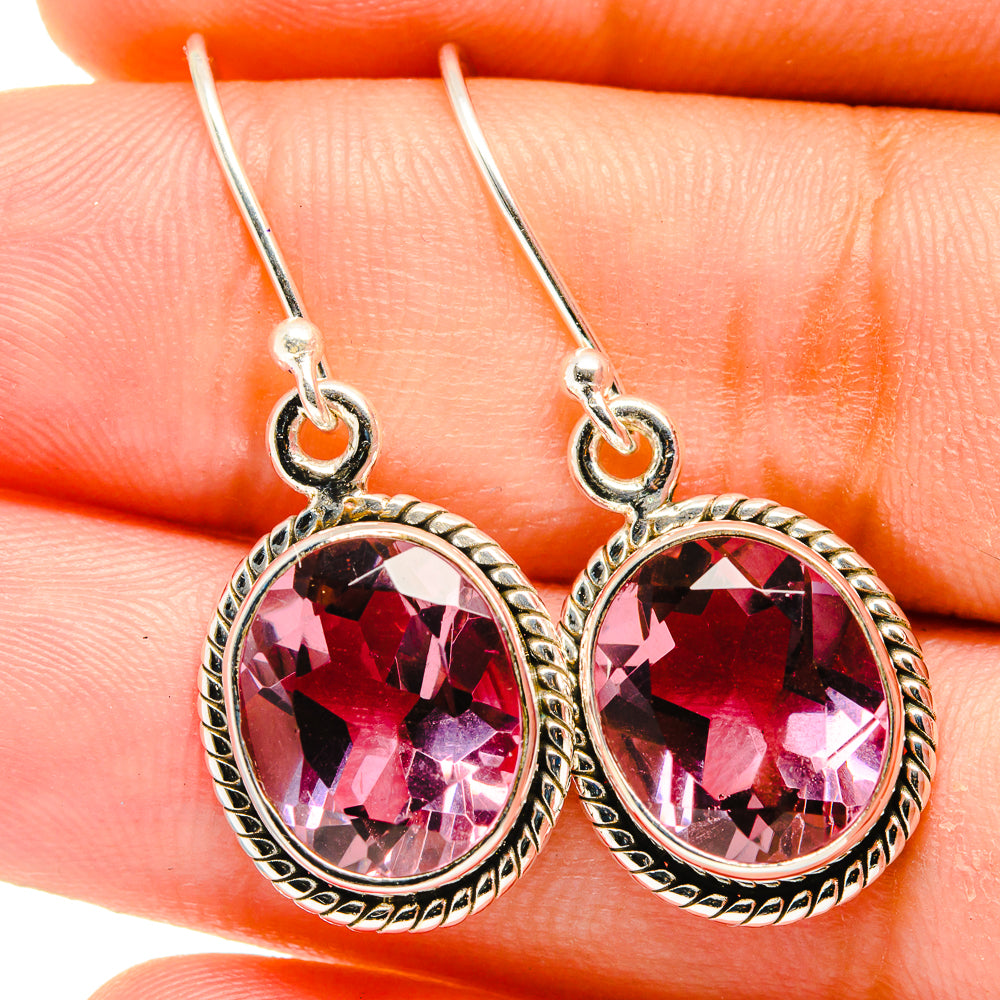 Color Change Alexandrite Earrings handcrafted by Ana Silver Co - EARR421858