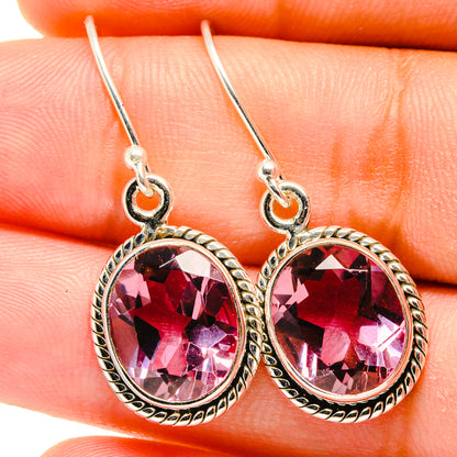 Color Change Alexandrite Earrings handcrafted by Ana Silver Co - EARR421858