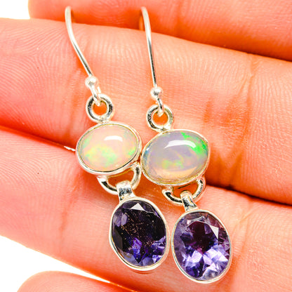 Tanzanite Earrings handcrafted by Ana Silver Co - EARR421863