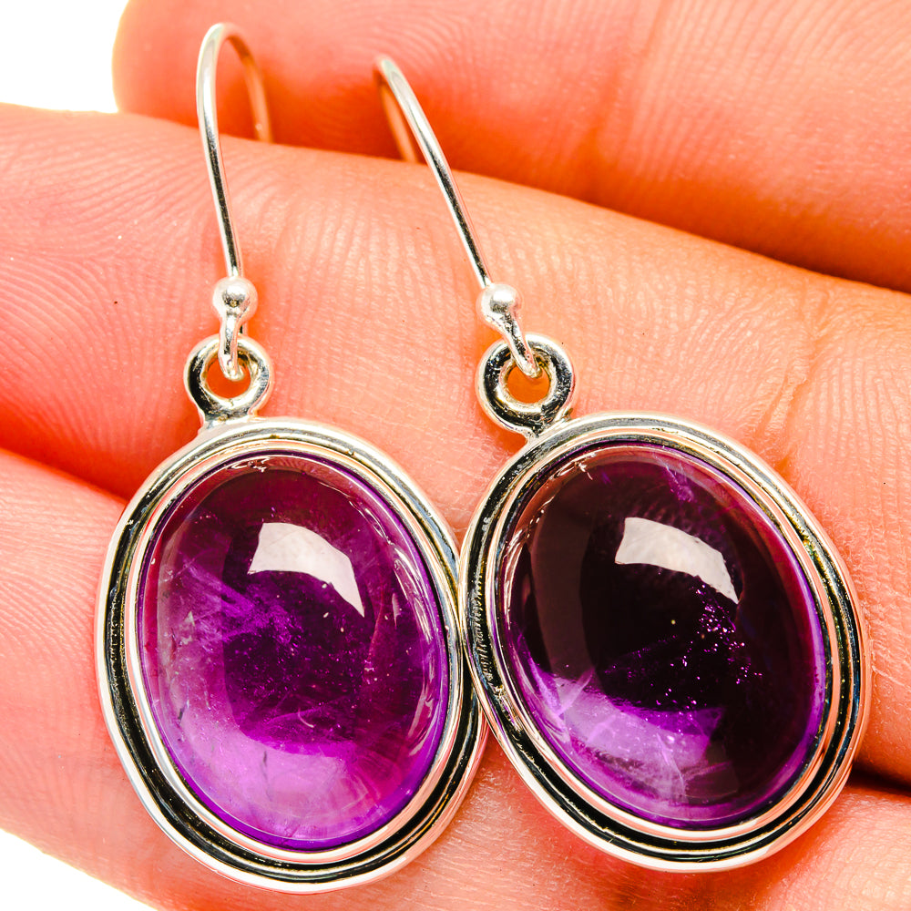 Amethyst Earrings handcrafted by Ana Silver Co - EARR421864