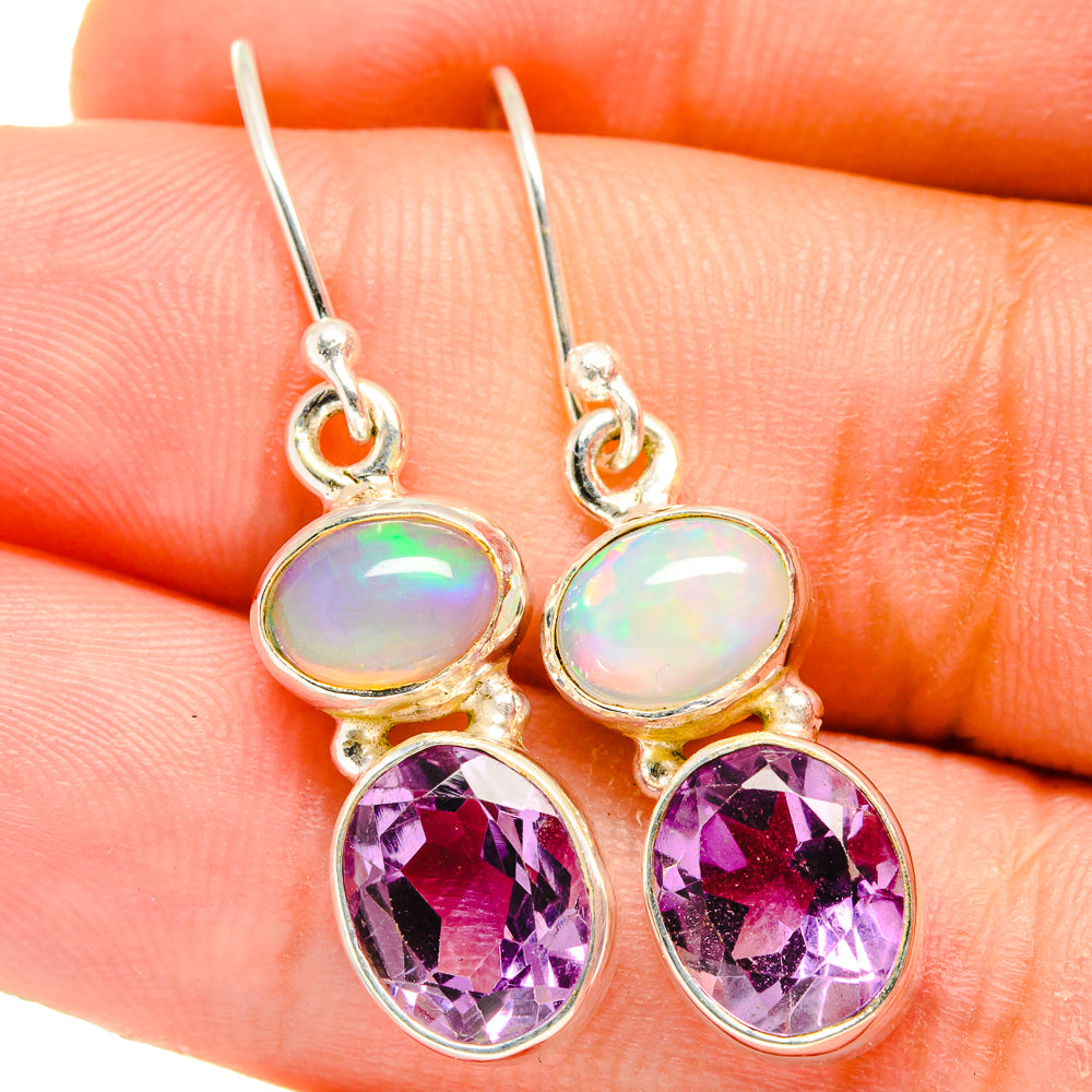 Amethyst Earrings handcrafted by Ana Silver Co - EARR421867
