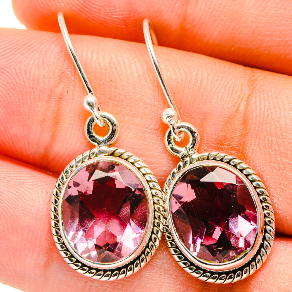Color Change Alexandrite Earrings handcrafted by Ana Silver Co - EARR421870