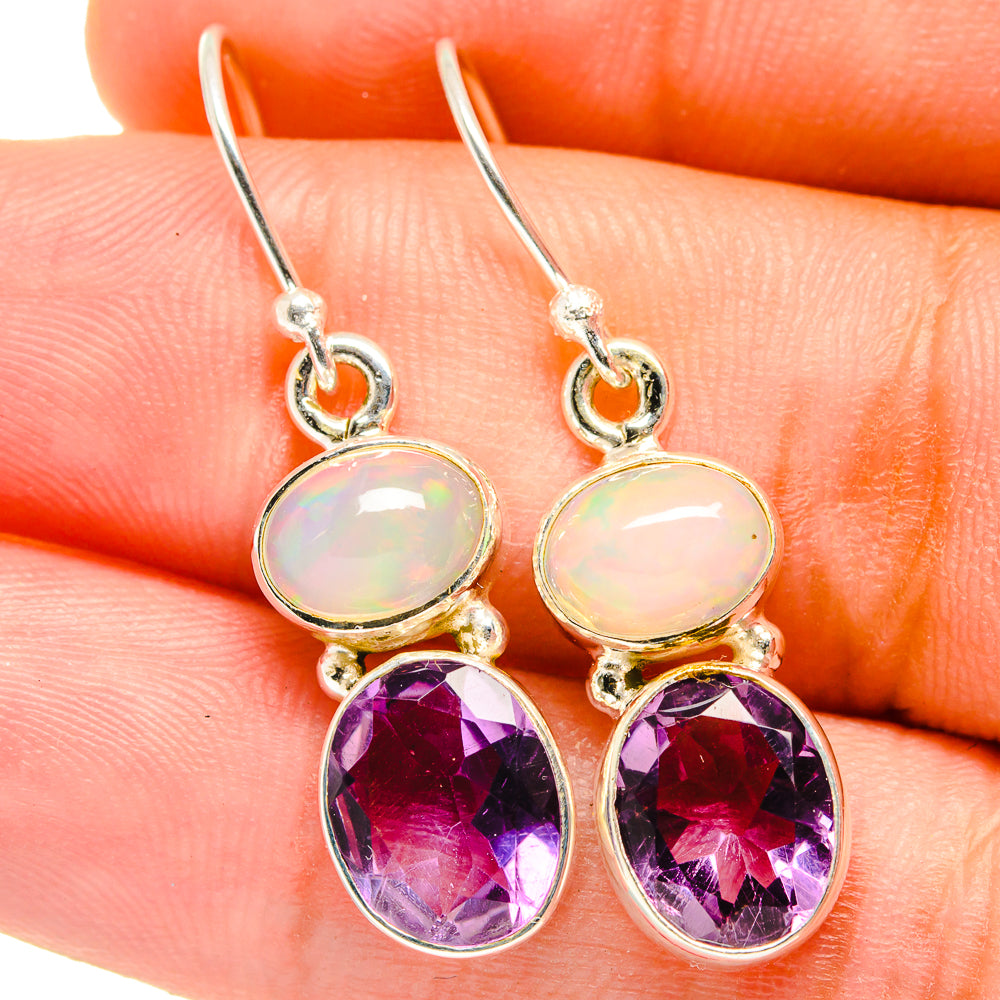 Amethyst Earrings handcrafted by Ana Silver Co - EARR421871