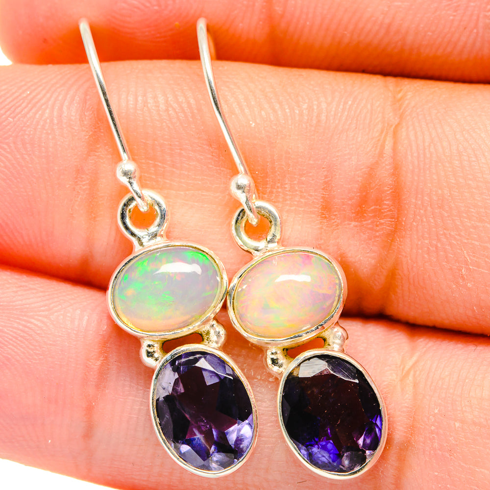 Tanzanite Earrings handcrafted by Ana Silver Co - EARR421890