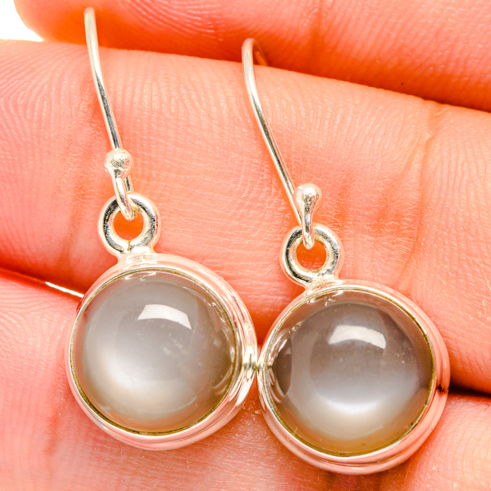 Moonstone Earrings handcrafted by Ana Silver Co - EARR421893