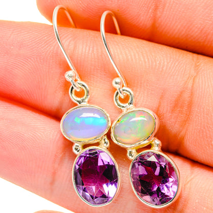 Amethyst Earrings handcrafted by Ana Silver Co - EARR421897