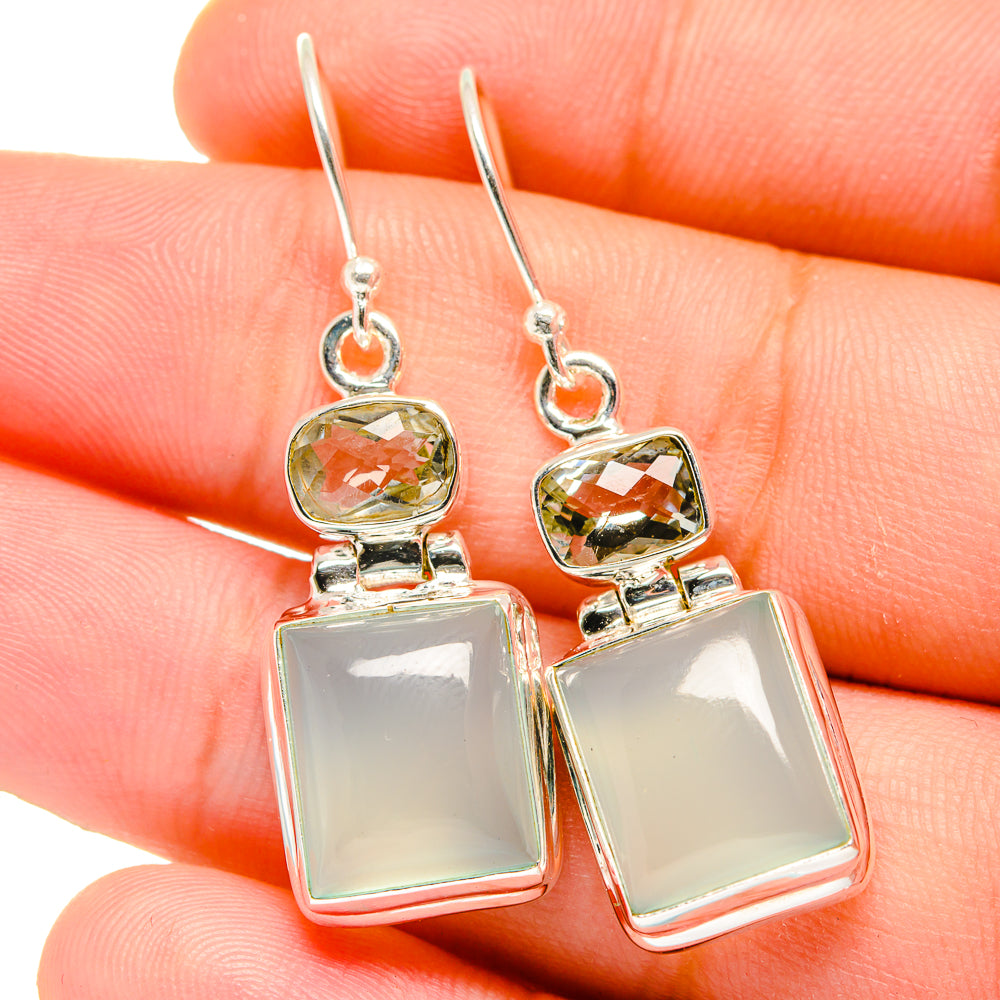 Aquamarine Earrings handcrafted by Ana Silver Co - EARR421908