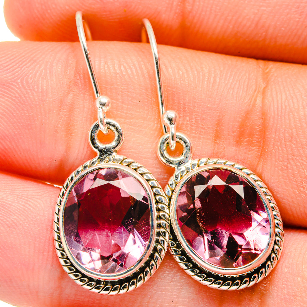 Color Change Alexandrite Earrings handcrafted by Ana Silver Co - EARR421909