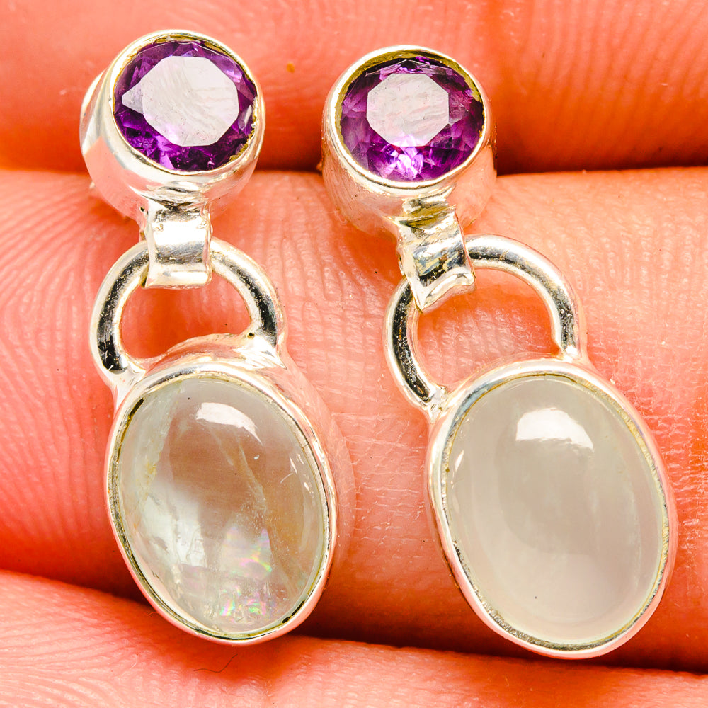 Aquamarine Earrings handcrafted by Ana Silver Co - EARR421910