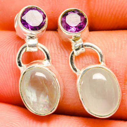 Aquamarine Earrings handcrafted by Ana Silver Co - EARR421910