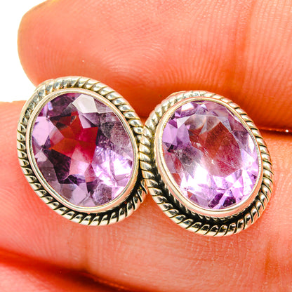 Amethyst Earrings handcrafted by Ana Silver Co - EARR421912