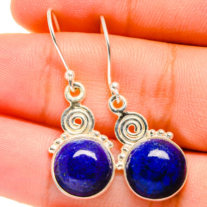 Lapis Lazuli Earrings handcrafted by Ana Silver Co - EARR421913