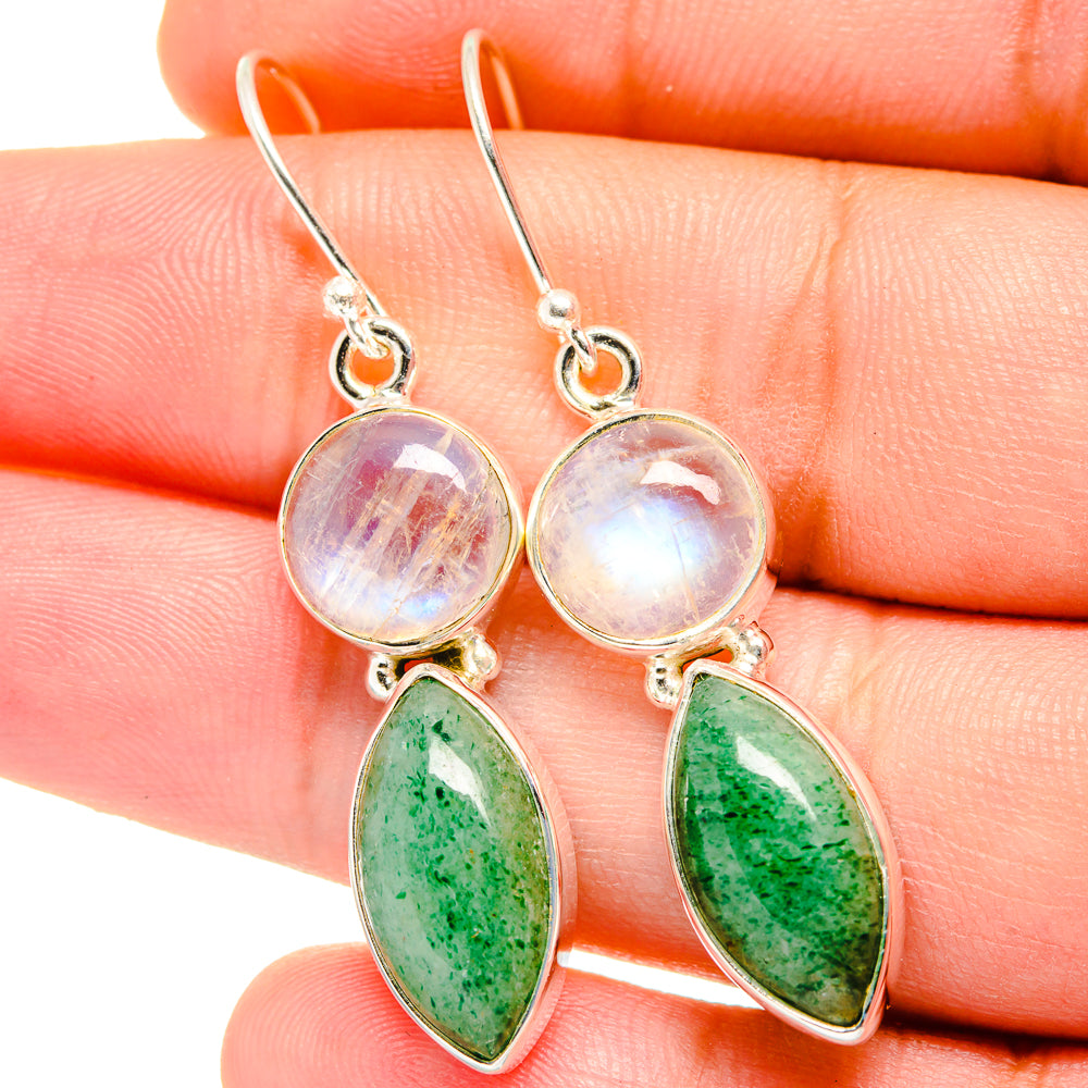 Green Aventurine Earrings handcrafted by Ana Silver Co - EARR421917