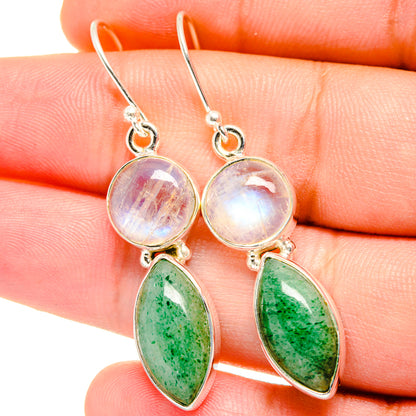 Green Aventurine Earrings handcrafted by Ana Silver Co - EARR421917