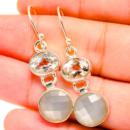 Moonstone Earrings handcrafted by Ana Silver Co - EARR421926