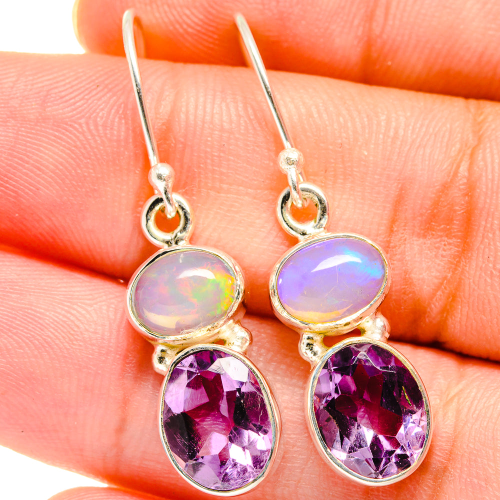 Amethyst Earrings handcrafted by Ana Silver Co - EARR421927