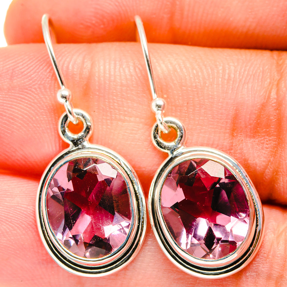 Color Change Alexandrite Earrings handcrafted by Ana Silver Co - EARR421933