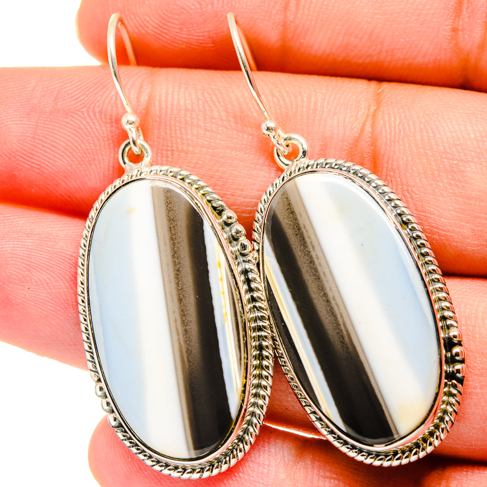 Owyhee Opal Earrings handcrafted by Ana Silver Co - EARR421953