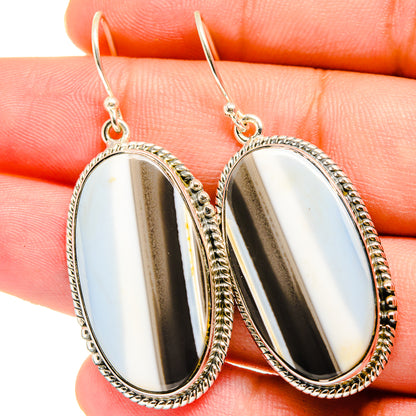 Owyhee Opal Earrings handcrafted by Ana Silver Co - EARR421953