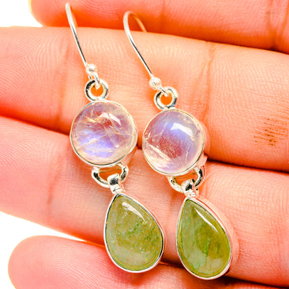 Prehnite Earrings handcrafted by Ana Silver Co - EARR421959