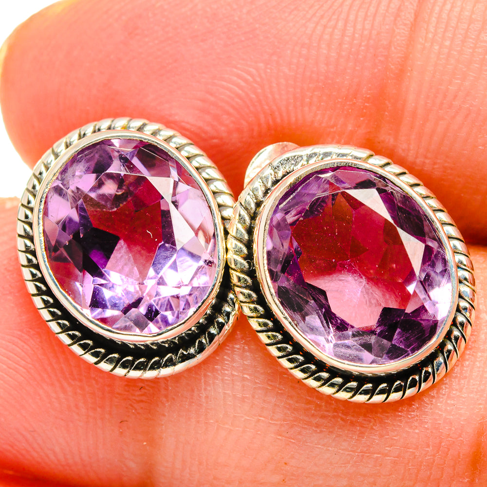 Amethyst Earrings handcrafted by Ana Silver Co - EARR421965