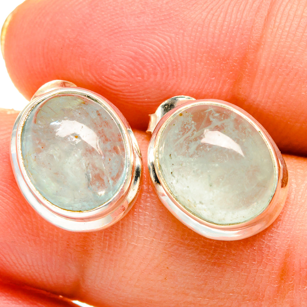 Aquamarine Earrings handcrafted by Ana Silver Co - EARR421969