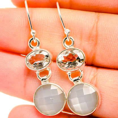 Moonstone Earrings handcrafted by Ana Silver Co - EARR421991