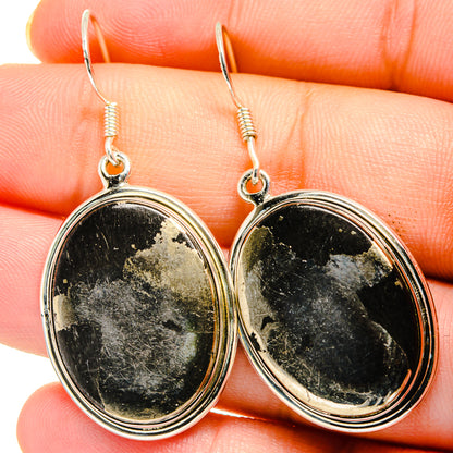 Pyrite Agate Earrings handcrafted by Ana Silver Co - EARR421992