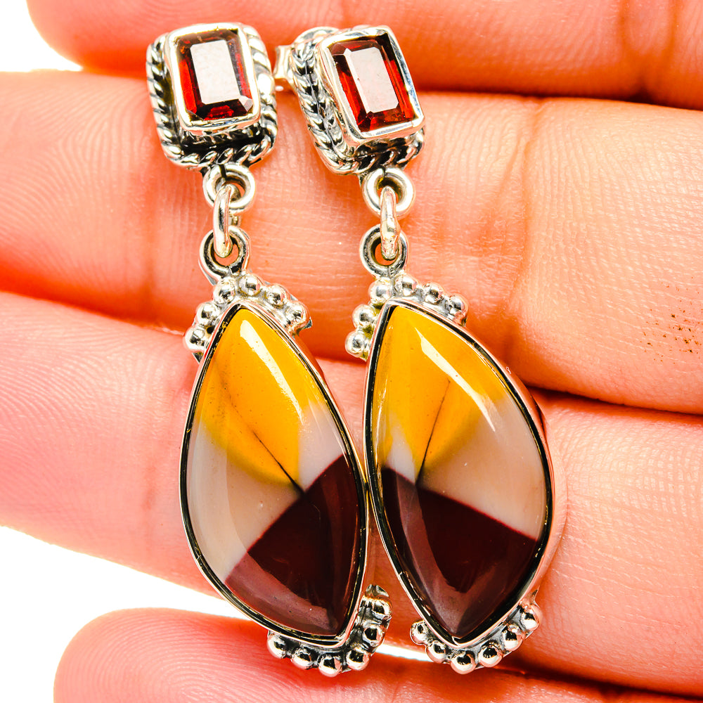 Mookaite Earrings handcrafted by Ana Silver Co - EARR421993