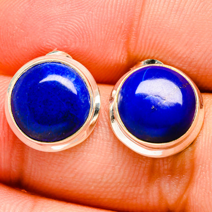 Lapis Lazuli Earrings handcrafted by Ana Silver Co - EARR421995