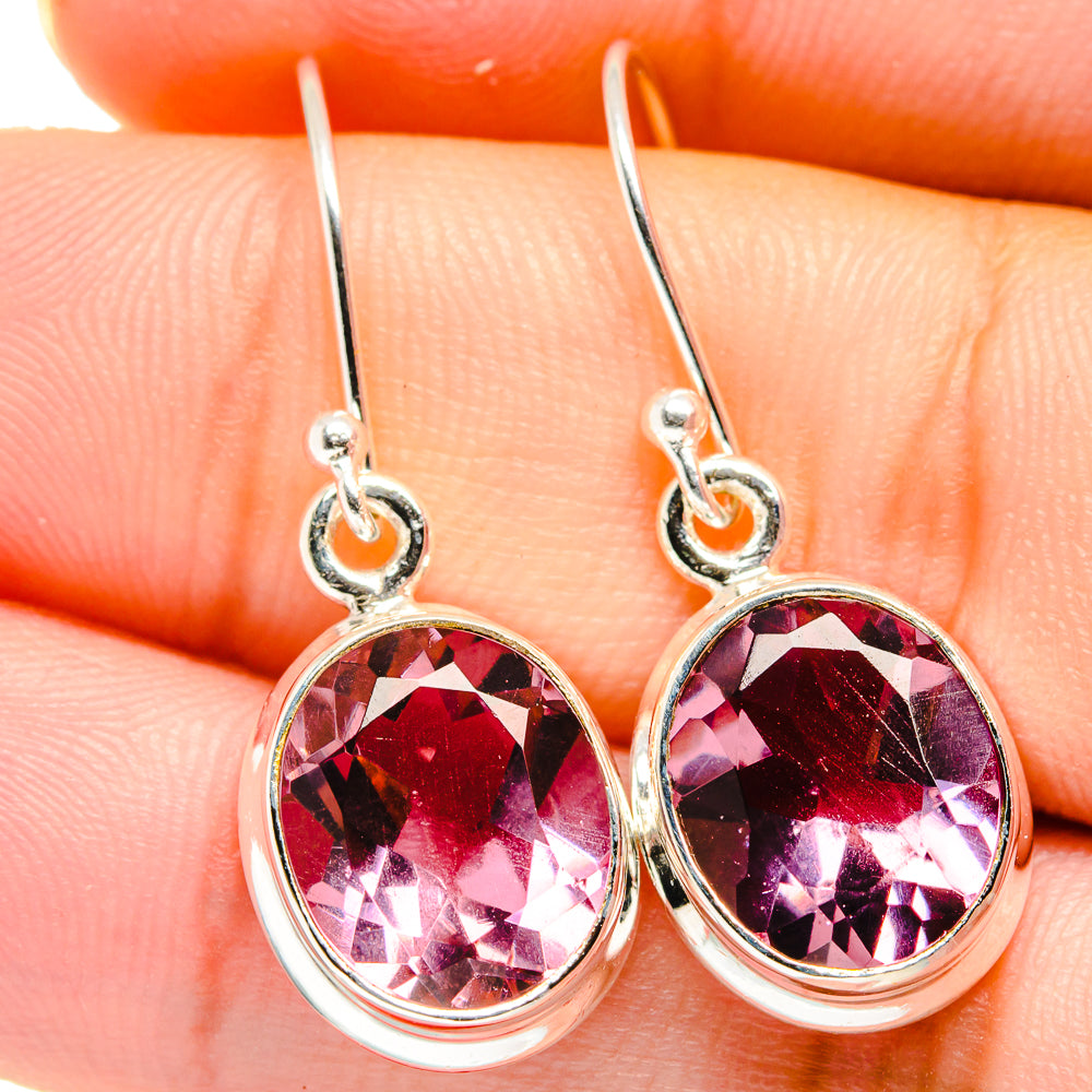 Color Change Alexandrite Earrings handcrafted by Ana Silver Co - EARR421998