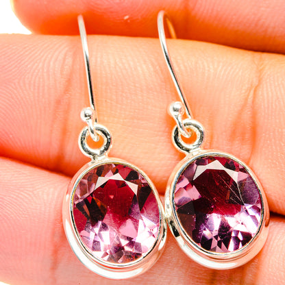 Color Change Alexandrite Earrings handcrafted by Ana Silver Co - EARR421998