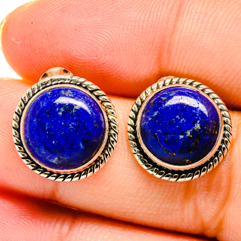 Lapis Lazuli Earrings handcrafted by Ana Silver Co - EARR422002