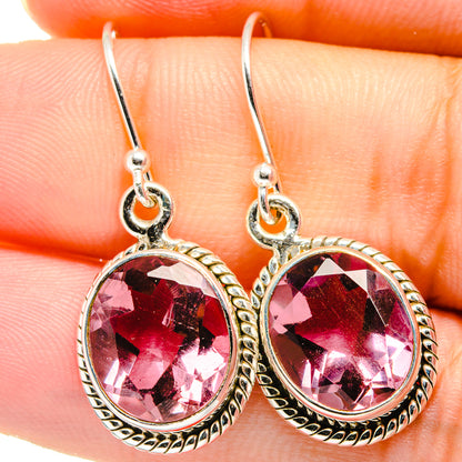 Color Change Alexandrite Earrings handcrafted by Ana Silver Co - EARR422005