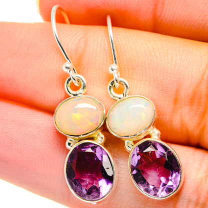 Amethyst Earrings handcrafted by Ana Silver Co - EARR422010