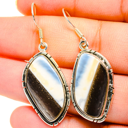 Owyhee Opal Earrings handcrafted by Ana Silver Co - EARR422016