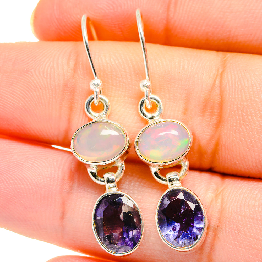 Tanzanite Earrings handcrafted by Ana Silver Co - EARR422018