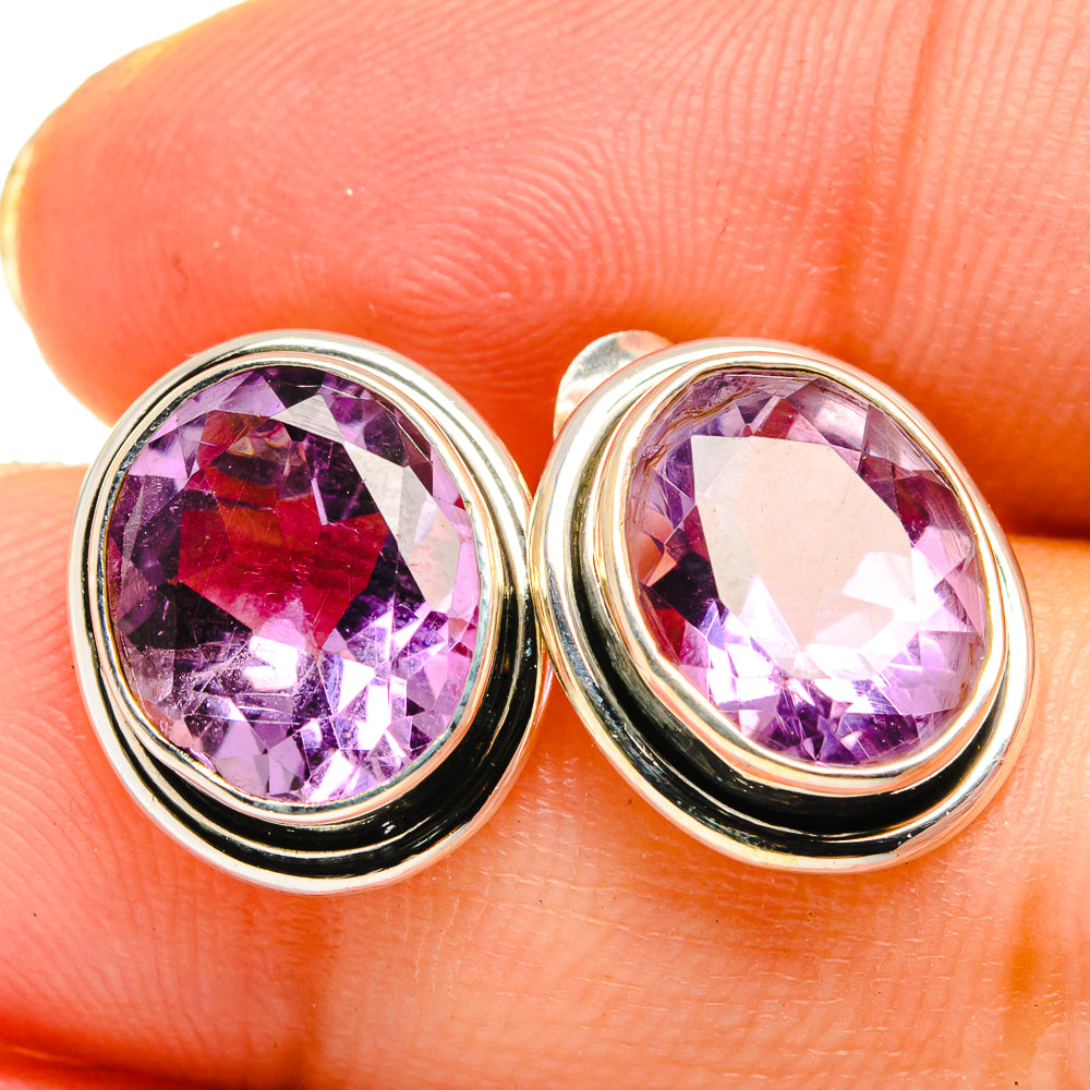 Amethyst Earrings handcrafted by Ana Silver Co - EARR422024