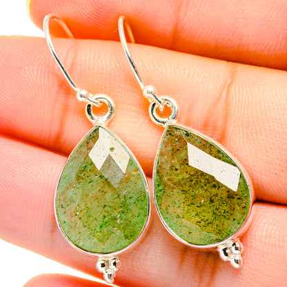 Green Aventurine Earrings handcrafted by Ana Silver Co - EARR422026