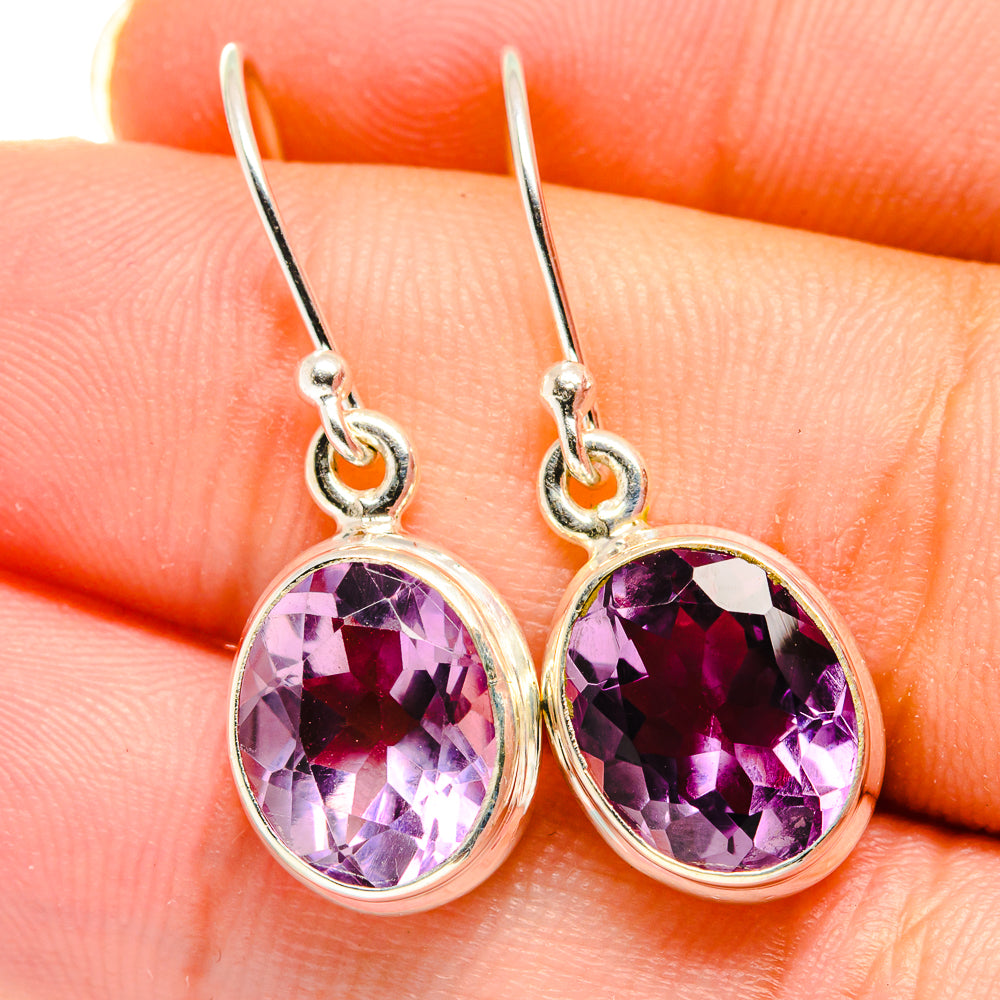 Amethyst Earrings handcrafted by Ana Silver Co - EARR422040
