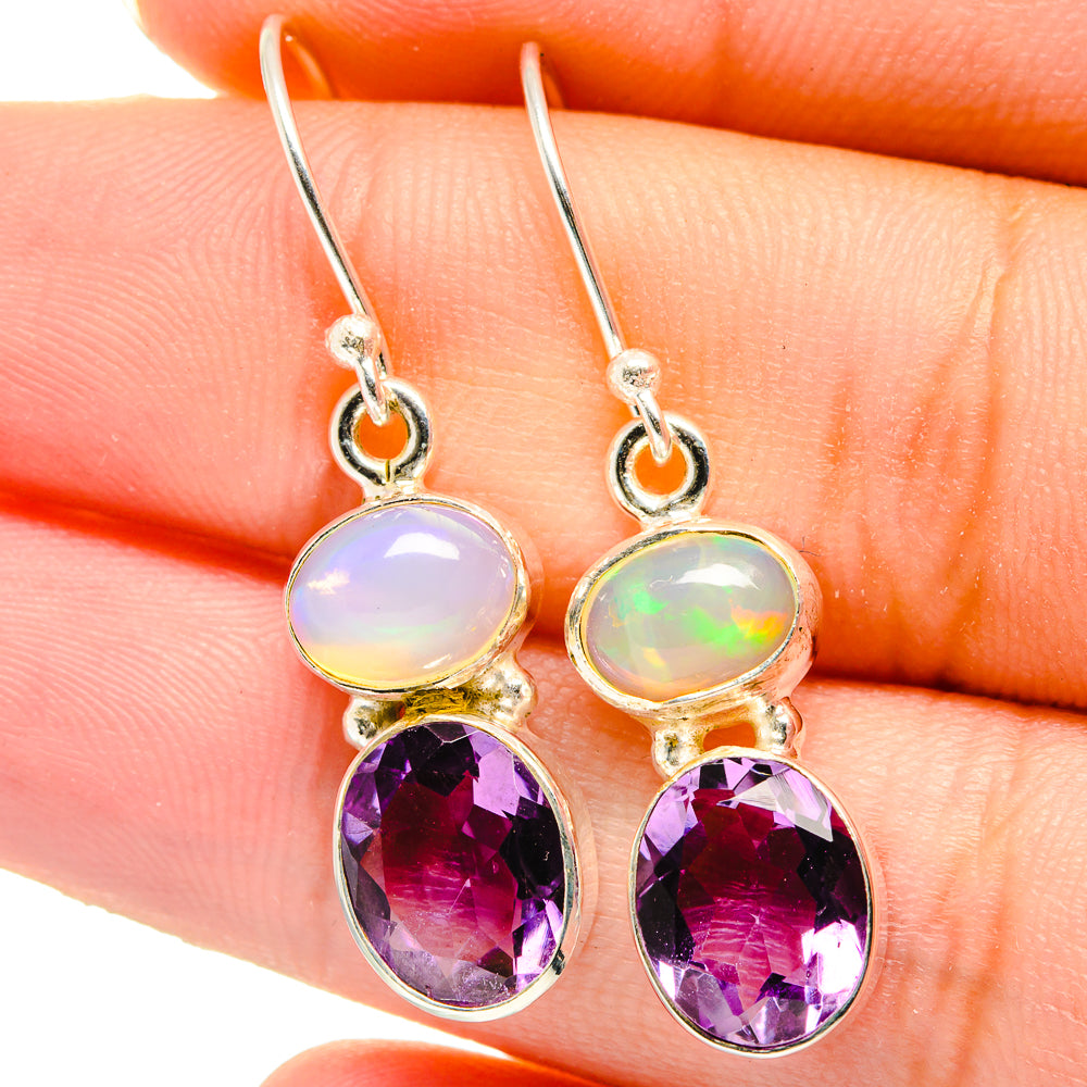 Amethyst Earrings handcrafted by Ana Silver Co - EARR422044