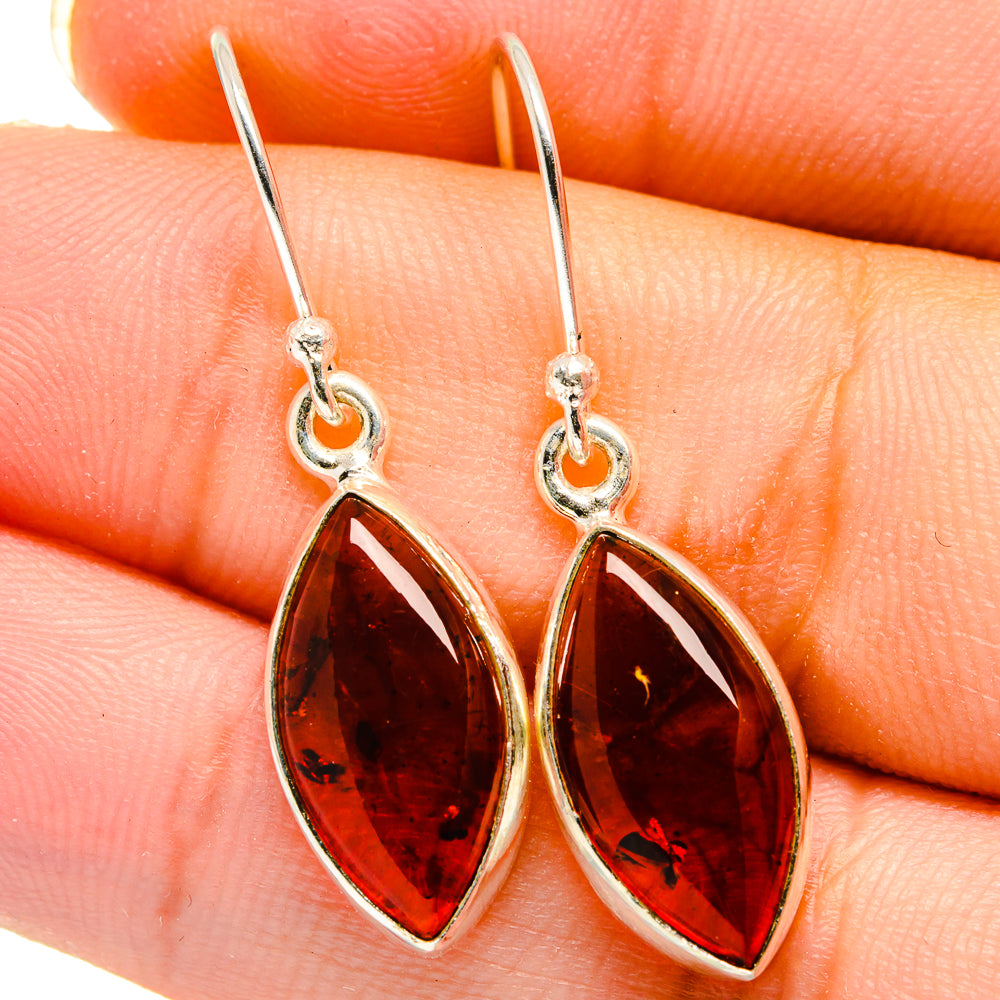 Baltic Amber Earrings handcrafted by Ana Silver Co - EARR422045