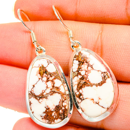 Wild Horse Jasper Earrings handcrafted by Ana Silver Co - EARR422050