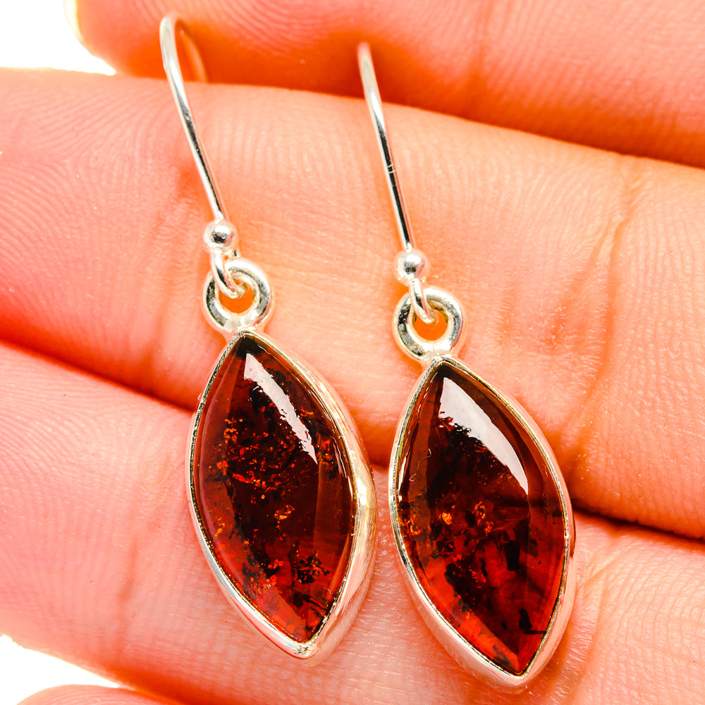 Baltic Amber Earrings handcrafted by Ana Silver Co - EARR422051