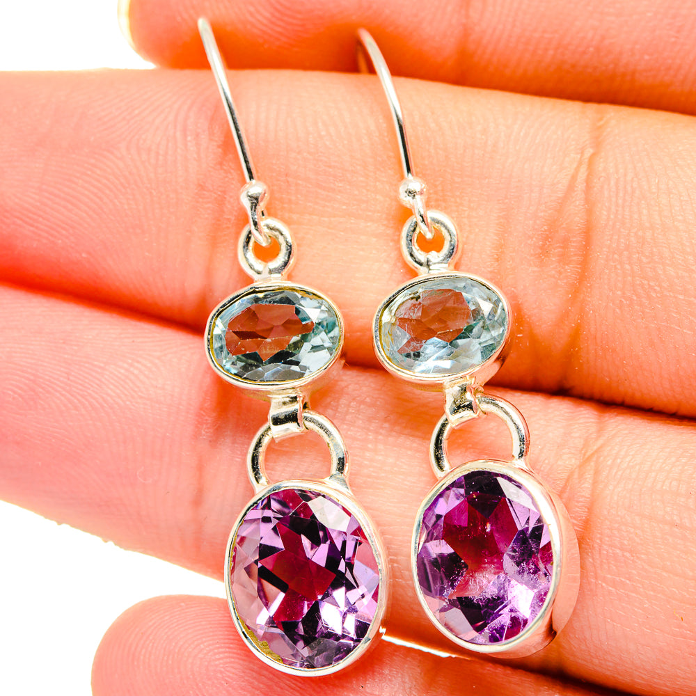 Amethyst Earrings handcrafted by Ana Silver Co - EARR422052