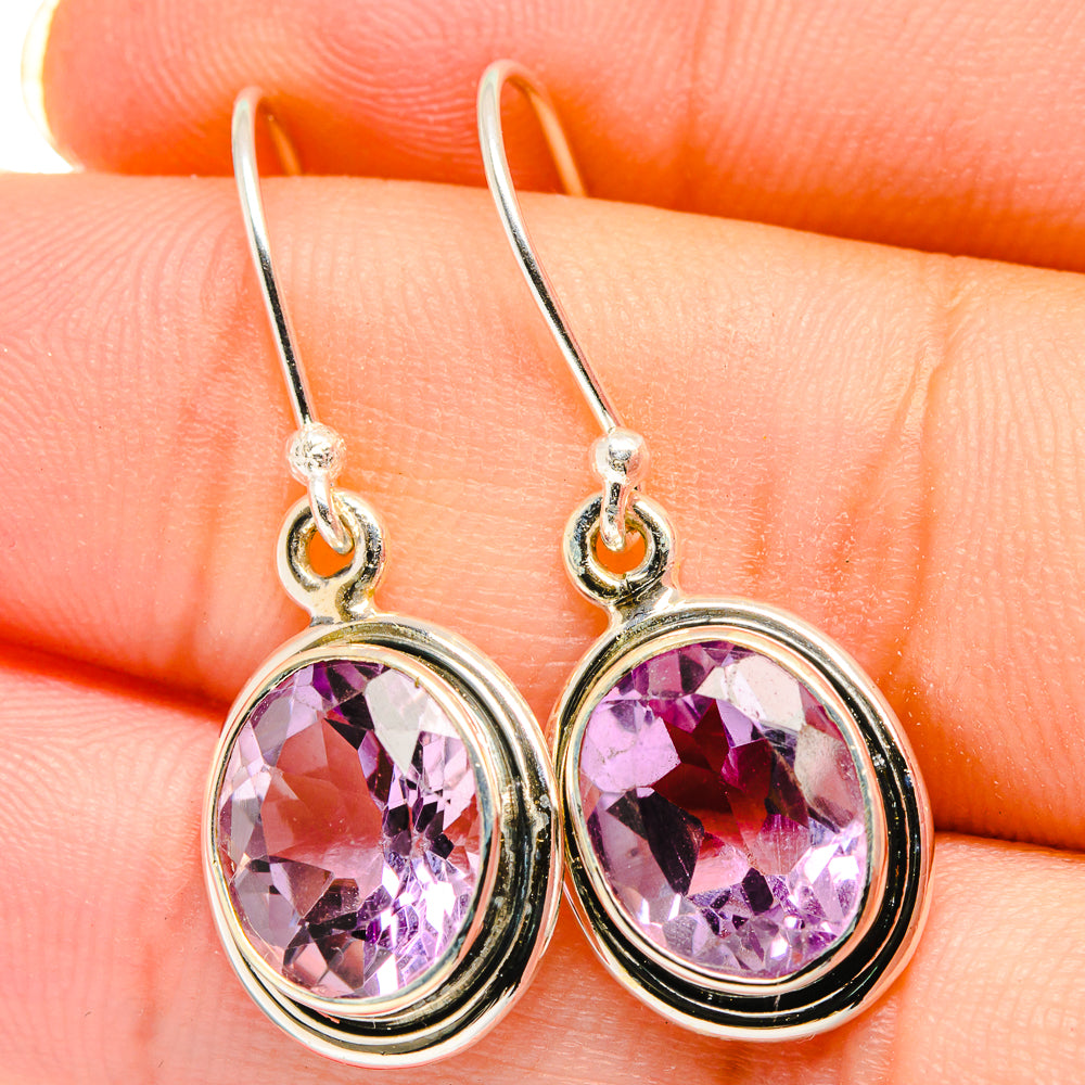 Amethyst Earrings handcrafted by Ana Silver Co - EARR422057