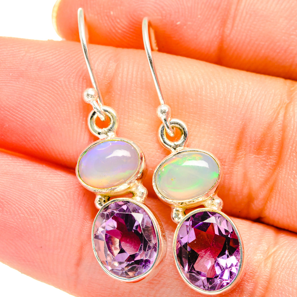 Amethyst Earrings handcrafted by Ana Silver Co - EARR422064
