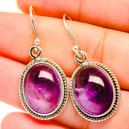 Amethyst Earrings handcrafted by Ana Silver Co - EARR422073
